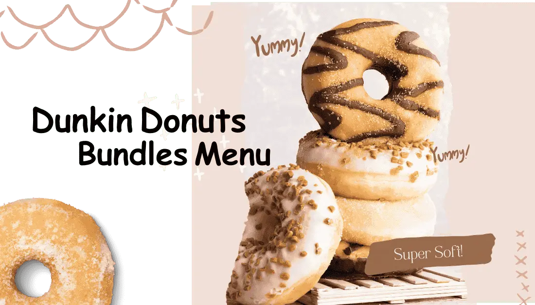 dunkin donuts bundles menu