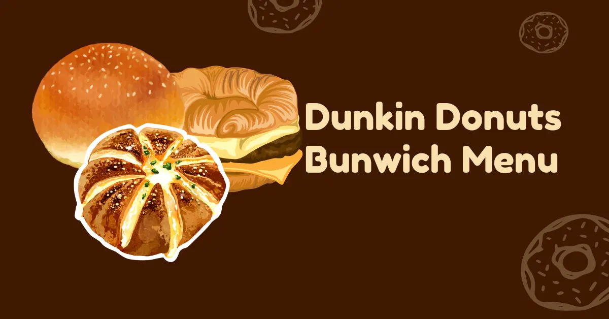 dunkin donuts bunwich menu 2